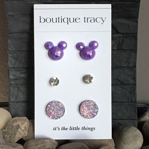 Trio Dainty Earrings IT’S THE LITTLE THINGS Card